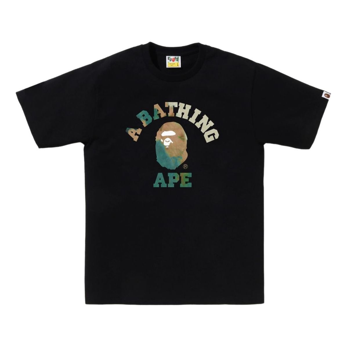 Футболка A Bathing Ape Tie Dye College Tee 'Black Beige'
Футболка A Bathing Ape Tie Dye College Tee 'Black Beige'