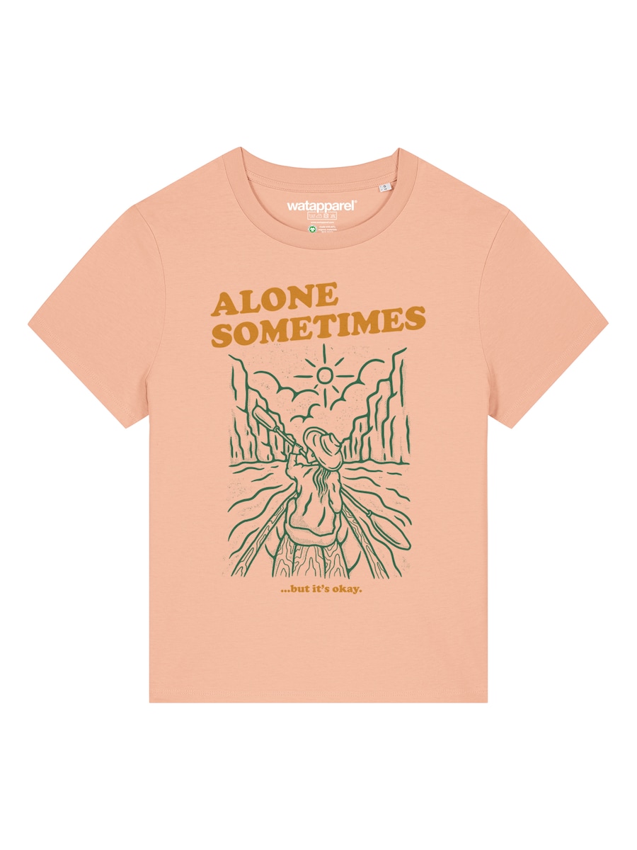 Рубашка Watapparel Alone Sometimes But Its Okay, оранжевый
Рубашка Watapparel Alone Sometimes But Its Okay, оранжевый