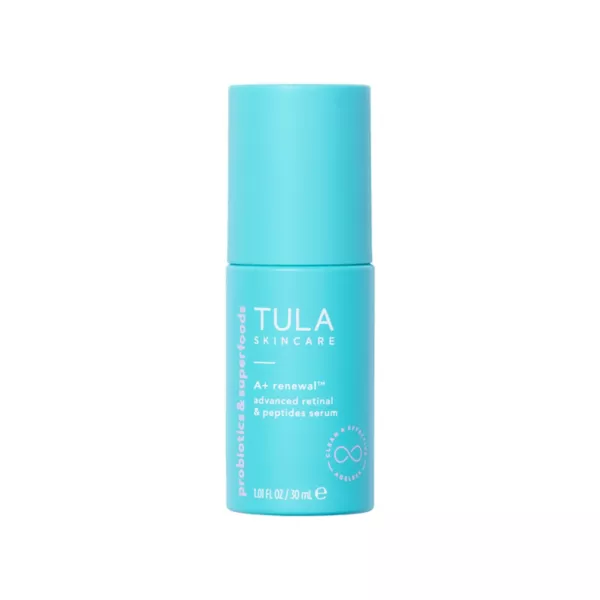 A+ обновляющая сыворотка с ретином и пептидами Tula Skincare
A+ обновляющая сыворотка с ретином и пептидами Tula Skincare