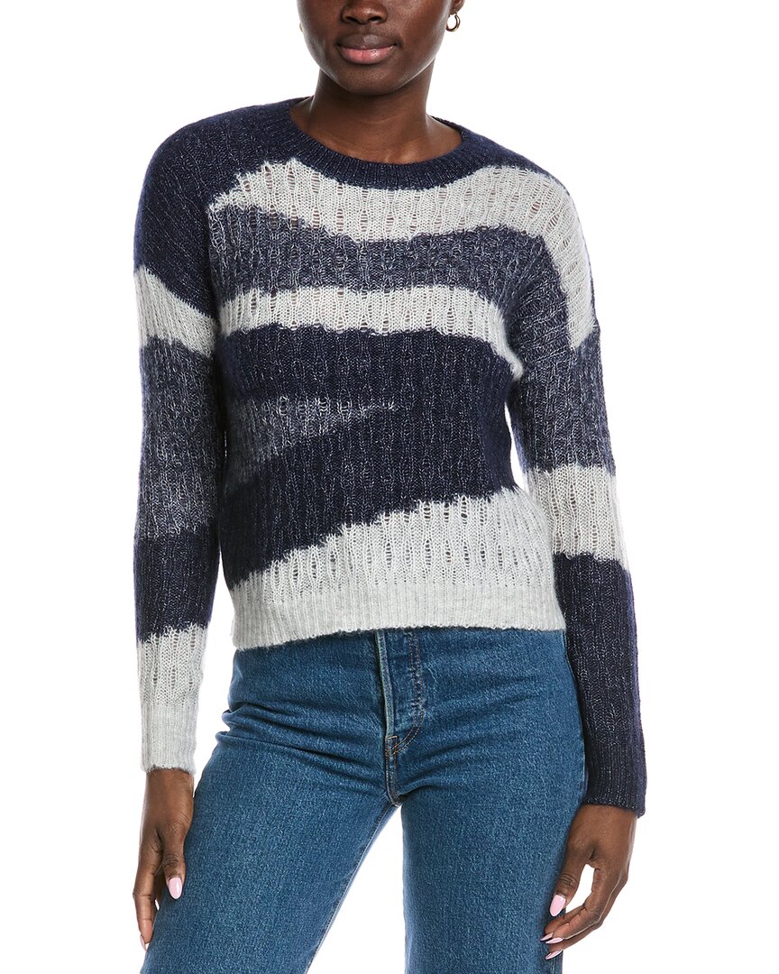 Осенний кашемировый свитер с геометрическим принтом из смеси кашемира и шелка Autumn Cashmere, синий
Осенний кашемировый свитер с геометрическим принтом из смеси кашемира и шелка Autumn Cashmere, синий