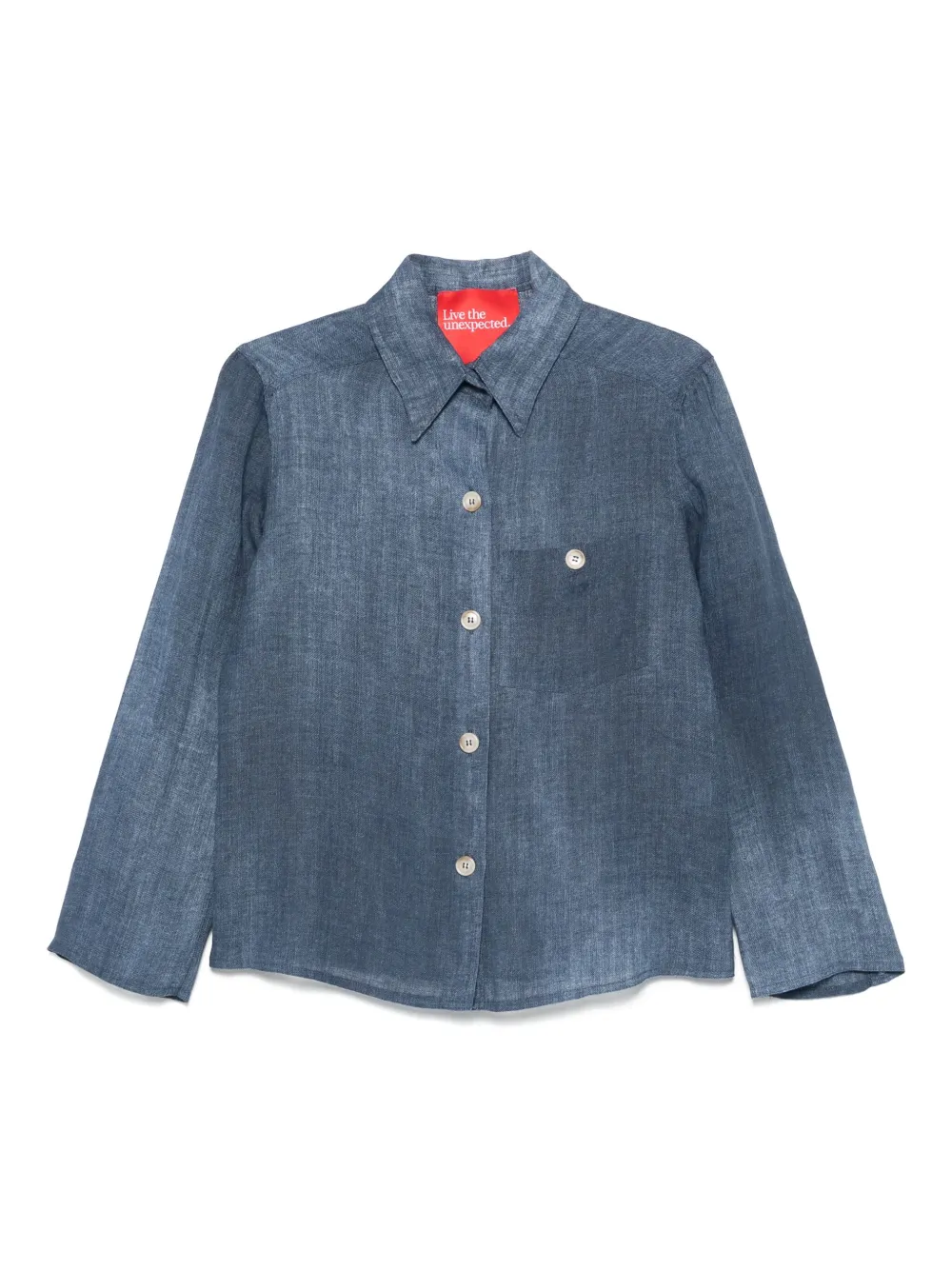 Рубашка с принтом Merci, синий
Рубашка с принтом Merci, синий