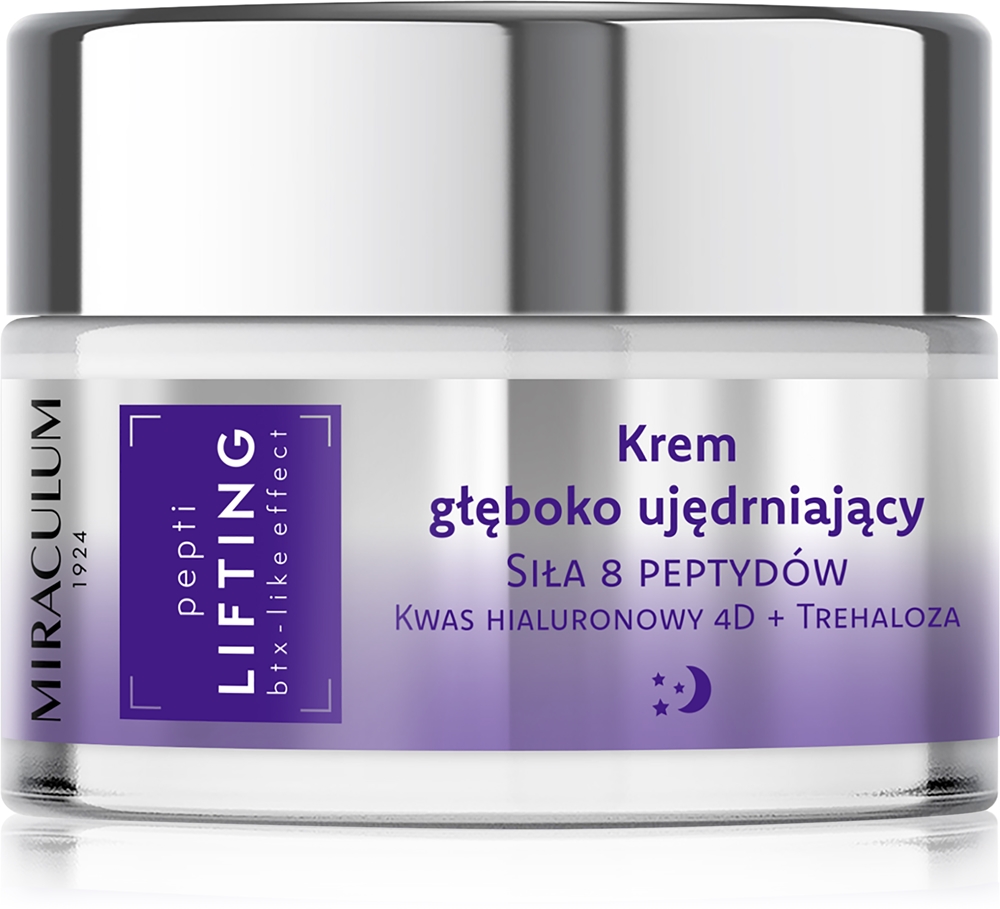 Ночной укрепляющий крем Pepti Lifting Deep-Urbiter Cream Miraculum, 50 мл
Ночной укрепляющий крем Pepti Lifting Deep-Urbiter Cream Miraculum, 50 мл