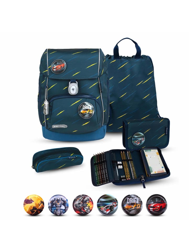 Belmil Набор из 6 предметов: школьный рюкзак Premium Comfy Plus цвета Orion Blue (В36хД27хШ19 см)
Belmil Набор из 6 предметов: школьный рюкзак Premium Comfy Plus цвета Orion Blue (В36хД27хШ19 см)