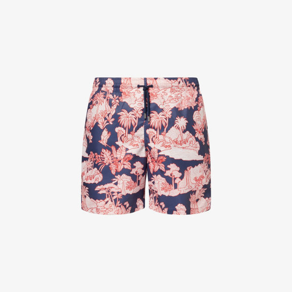 Шорты для плавания Derek Rose Maui с принтом, темно-синий / розовый
Шорты для плавания Derek Rose Maui с принтом, темно-синий / розовый