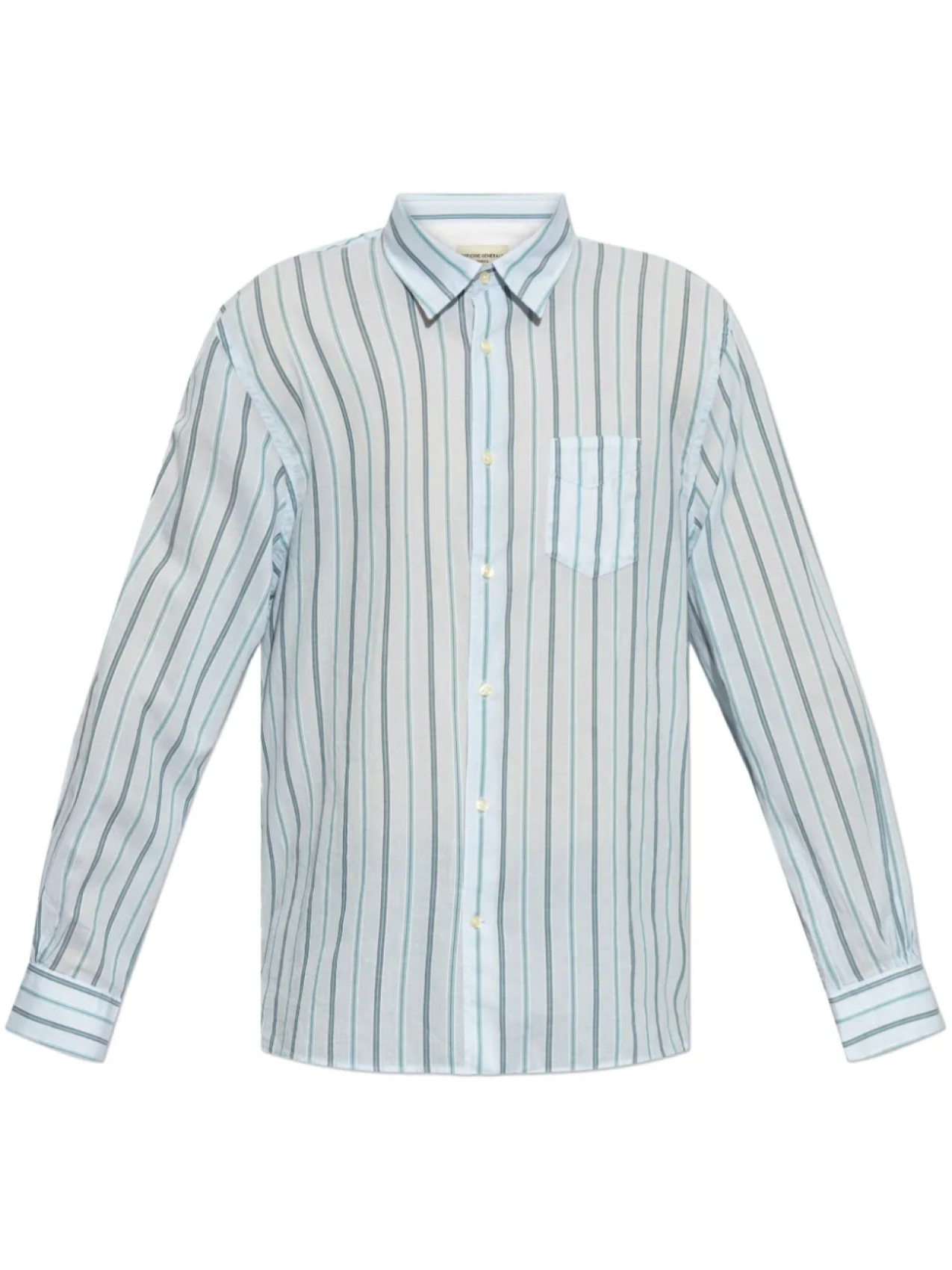 Полосатая рубашка Officine Generale, синий
Полосатая рубашка Officine Generale, синий