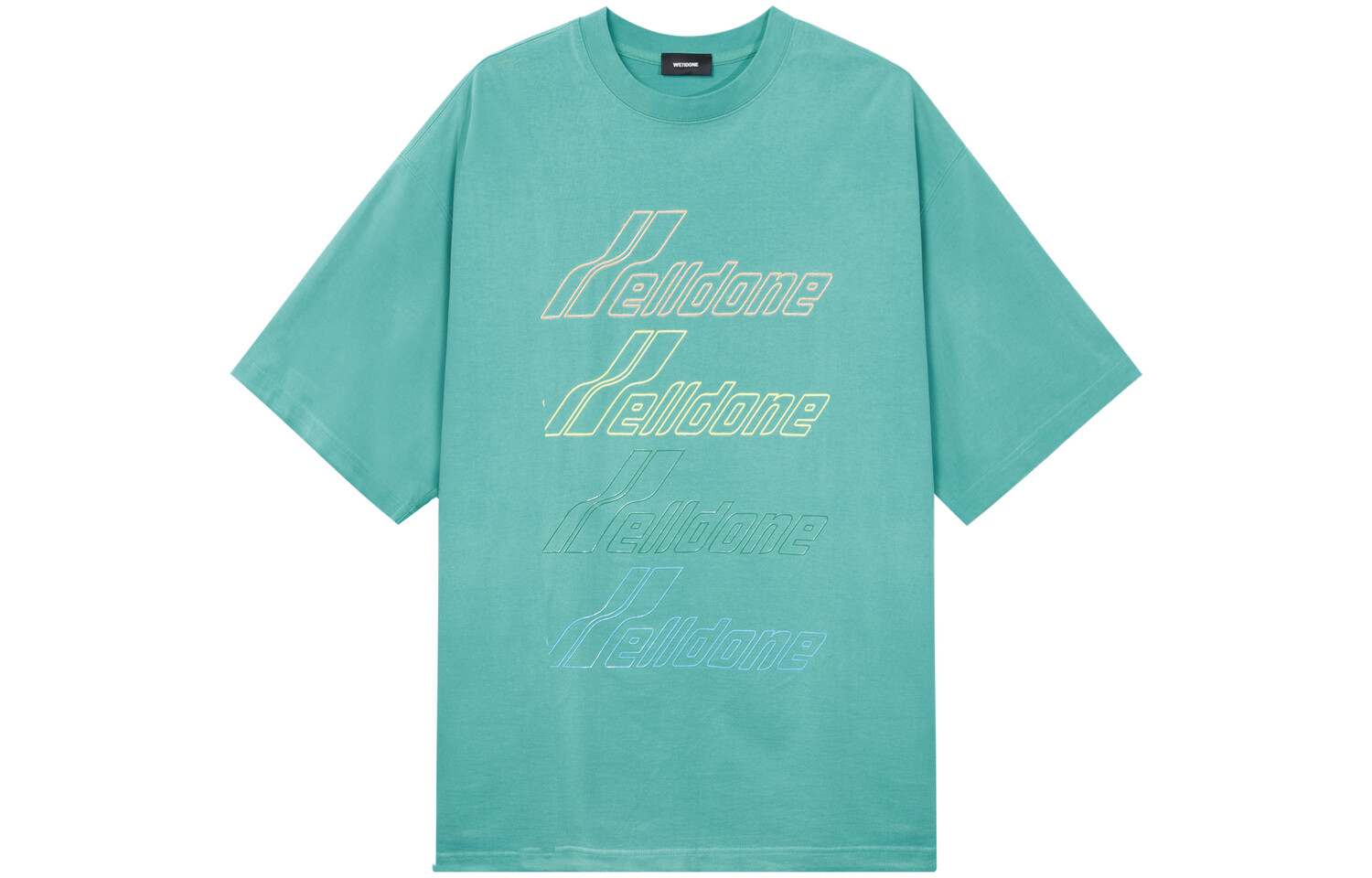 Футболка унисекс зеленая We11Done, зеленый
Футболка унисекс зеленая We11Done, зеленый