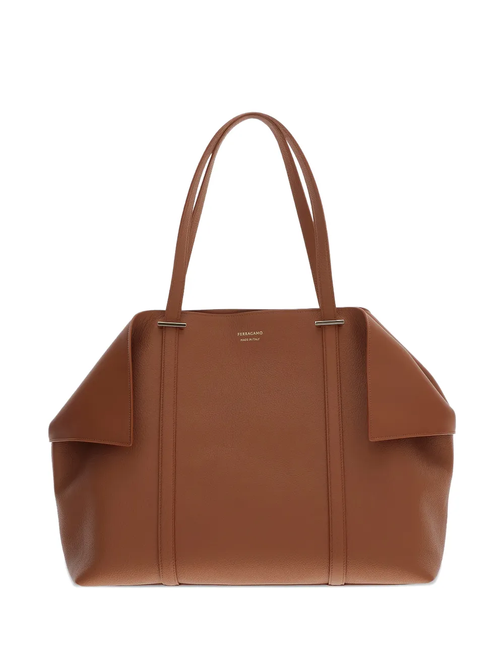 Сложенная сумка-тоут Ferragamo, коричневый
Сложенная сумка-тоут Ferragamo, коричневый