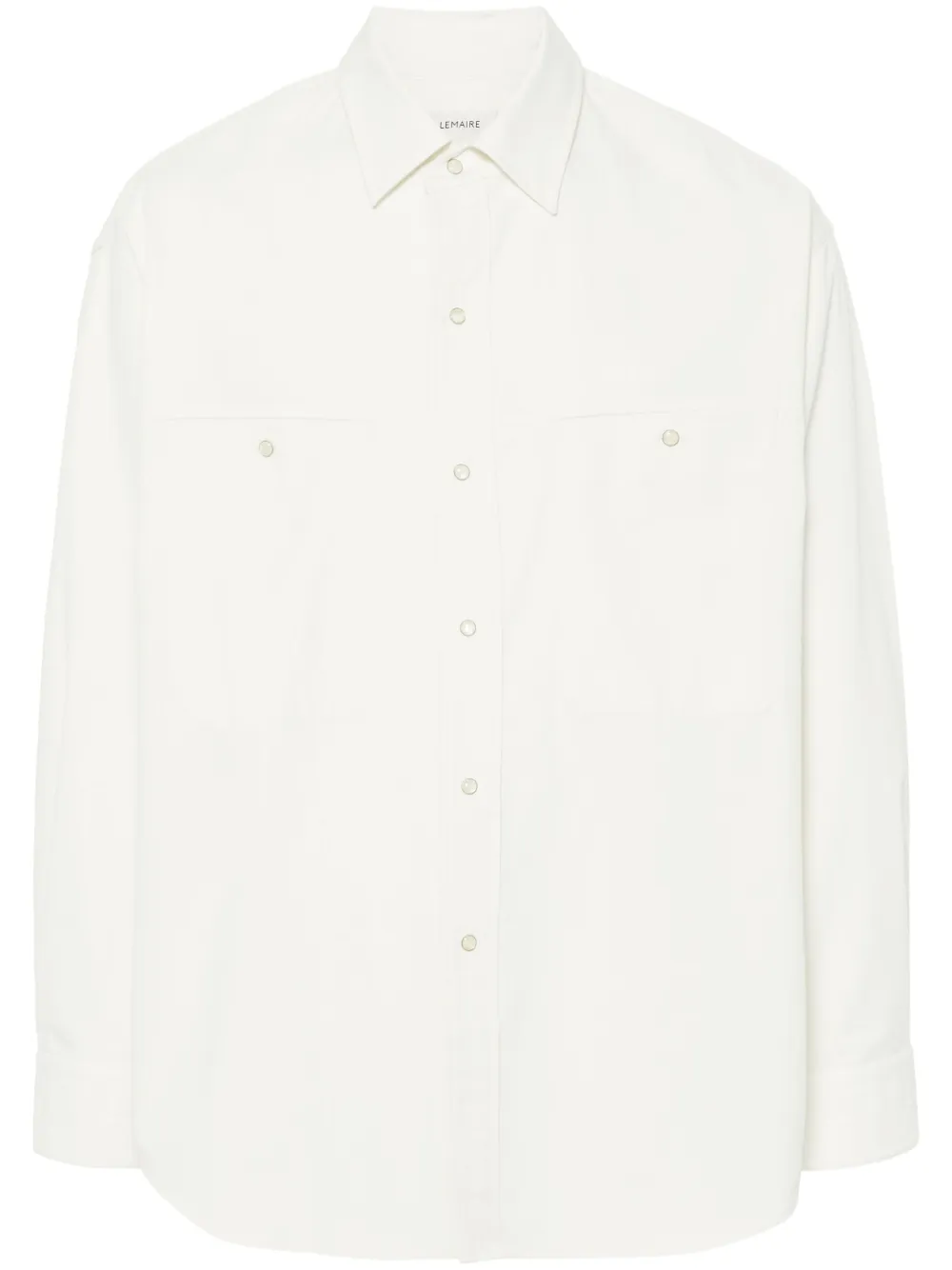Твиловая рубашка LEMAIRE, белый
Твиловая рубашка LEMAIRE, белый