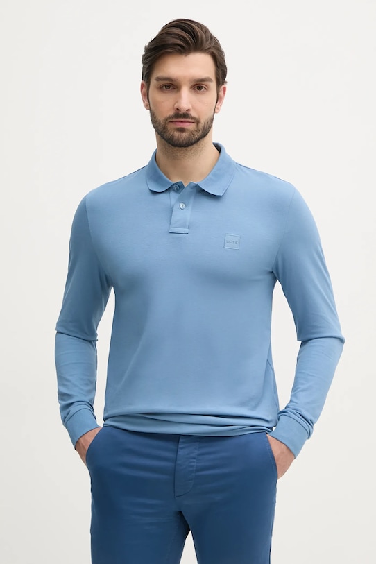 Лонгслив Boss Orange, синий
Лонгслив Boss Orange, синий