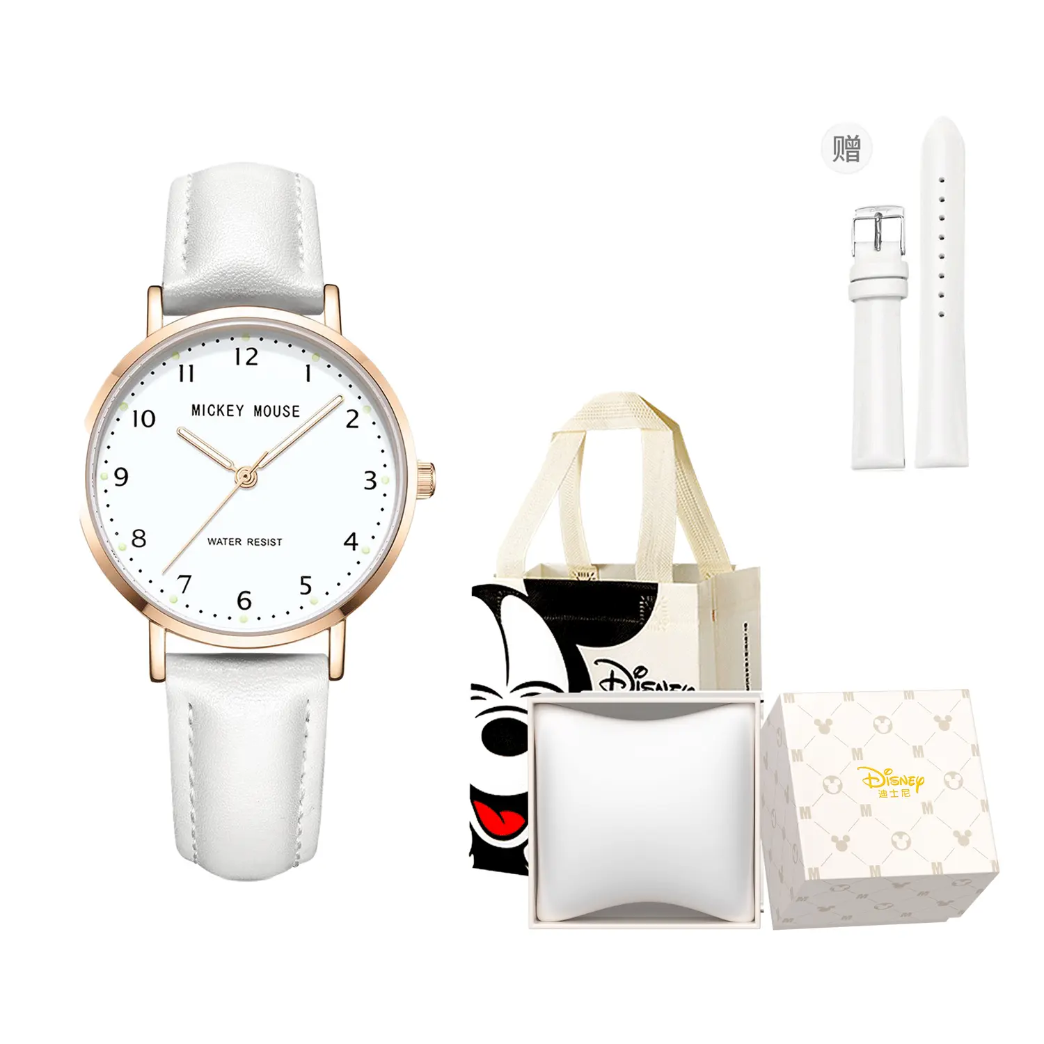 Disney Часы с кварцевым механизмом в стиле Микки Мауса, унисекс, белый циферблат
Disney Часы с кварцевым механизмом в стиле Микки Мауса, унисекс, белый циферблат