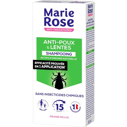 Шампунь против вшей и гнид 125 мл Marie Rose
Шампунь против вшей и гнид 125 мл Marie Rose