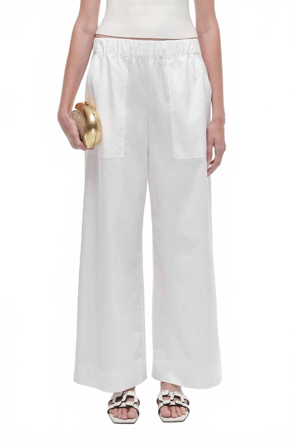 Белые хлопковые брюки Arden Simkhai, белый
Белые хлопковые брюки Arden Simkhai, белый