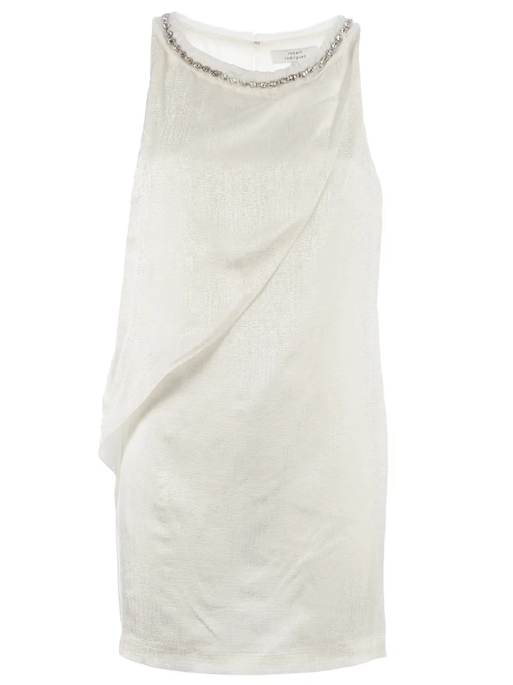 Платье прямого кроя с отделкой из камней Robert Rodriguez Studio, белый
Платье прямого кроя с отделкой из камней Robert Rodriguez Studio, белый