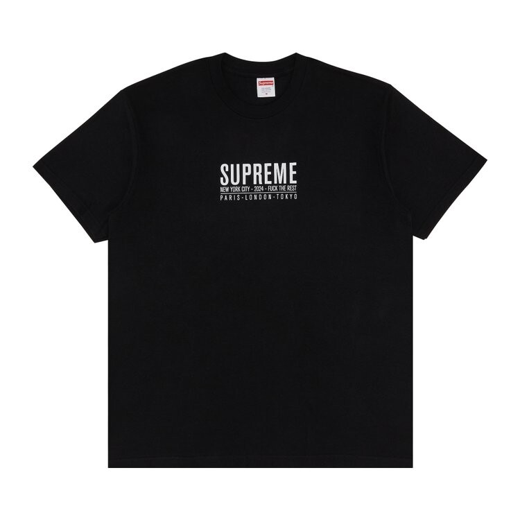 Футболка Supreme Paris Tee, черный 
Футболка Supreme Paris Tee, черный