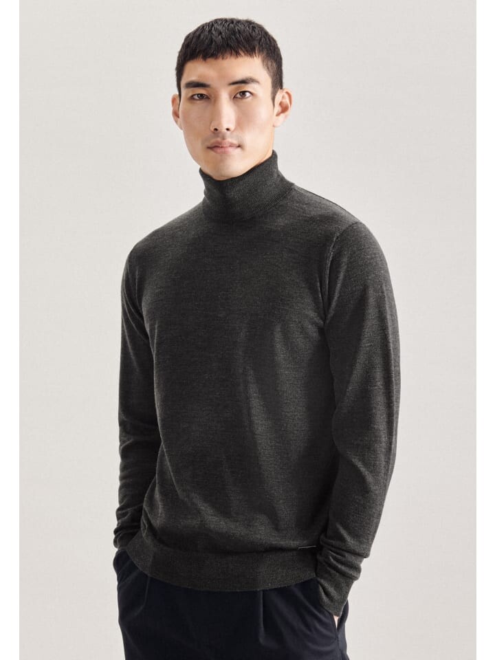 Пуловер Seidensticker Regular, серый
Пуловер Seidensticker Regular, серый