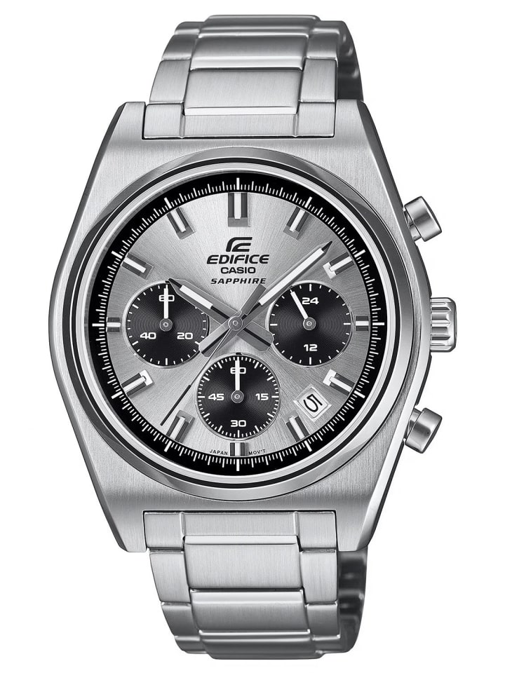 Casio Мужские часы-хронограф Edifice, серебристого цвета
Casio Мужские часы-хронограф Edifice, серебристого цвета
