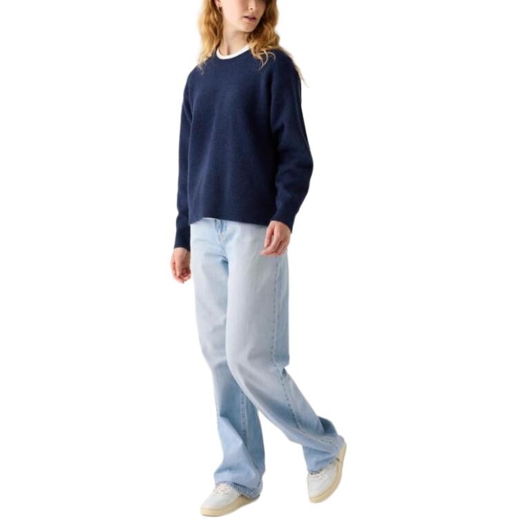 Джемпер с круглым вырезом из пряжи Soufflé Uniqlo, синий
Джемпер с круглым вырезом из пряжи Soufflé Uniqlo, синий