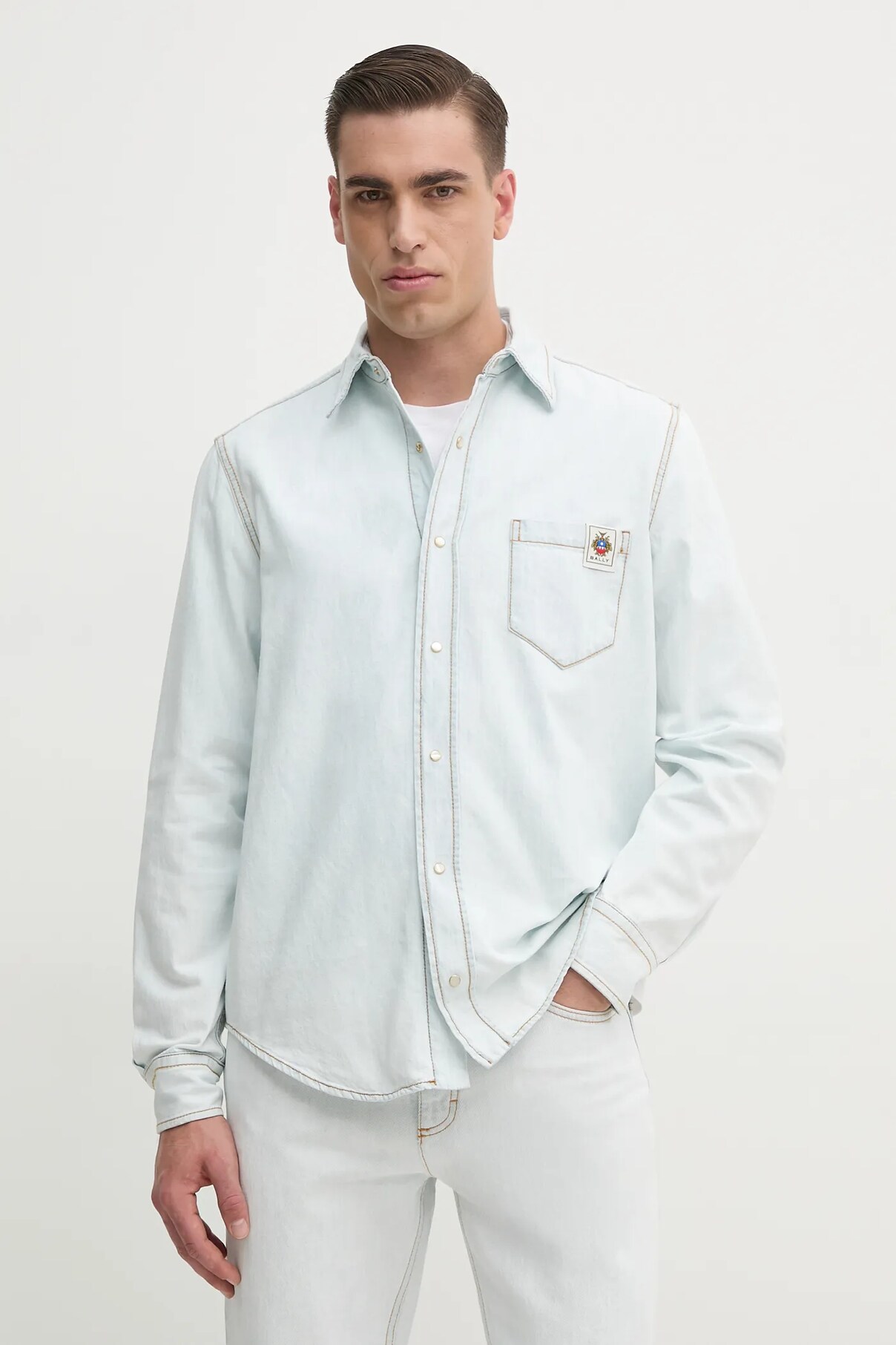 Джинсовая рубашка Bally, синий
Джинсовая рубашка Bally, синий