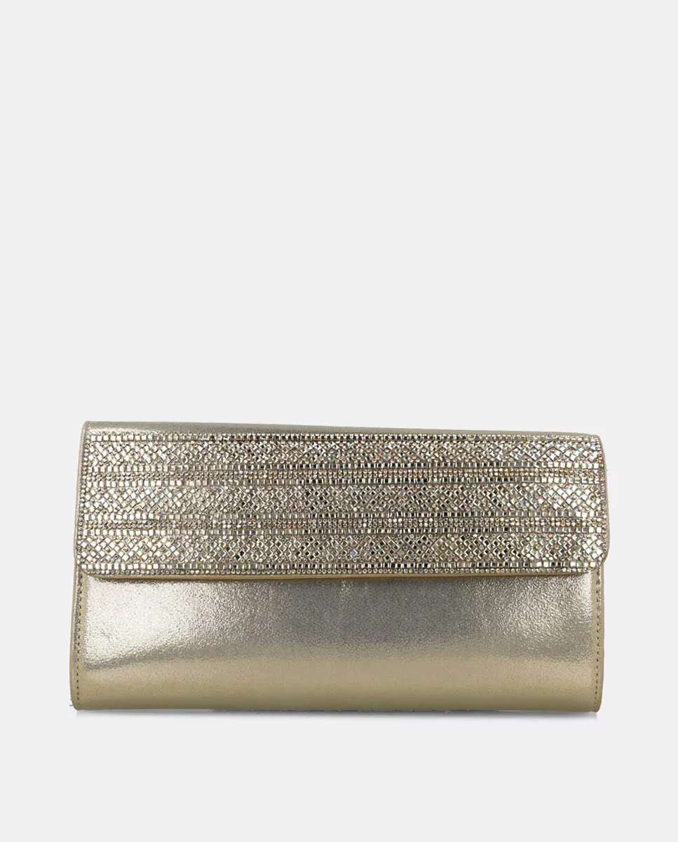Металлический кошелек со стразами Menbur, золотой
Металлический кошелек со стразами Menbur, золотой