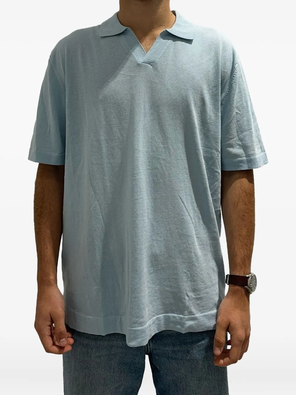 Рубашка поло Rayne 1896 с V-образным вырезом, синий
Рубашка поло Rayne 1896 с V-образным вырезом, синий