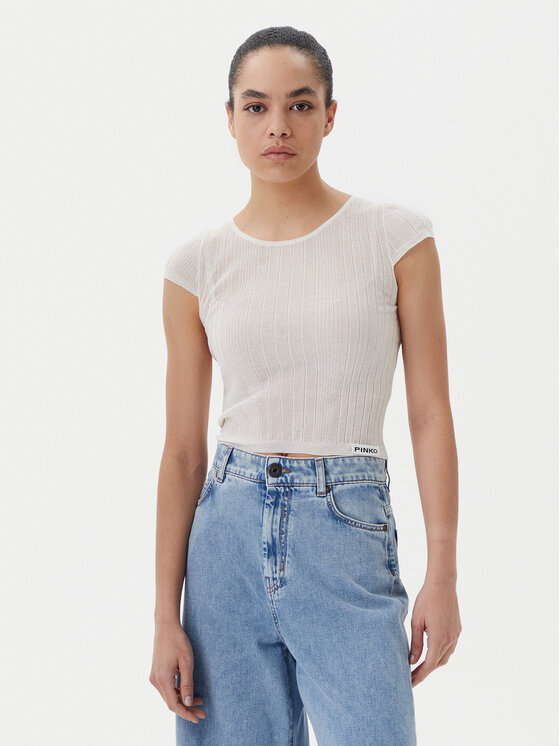 Блузка облегающего кроя Tambora 104773 A1ND Pinko, экрю
Блузка облегающего кроя Tambora 104773 A1ND Pinko, экрю