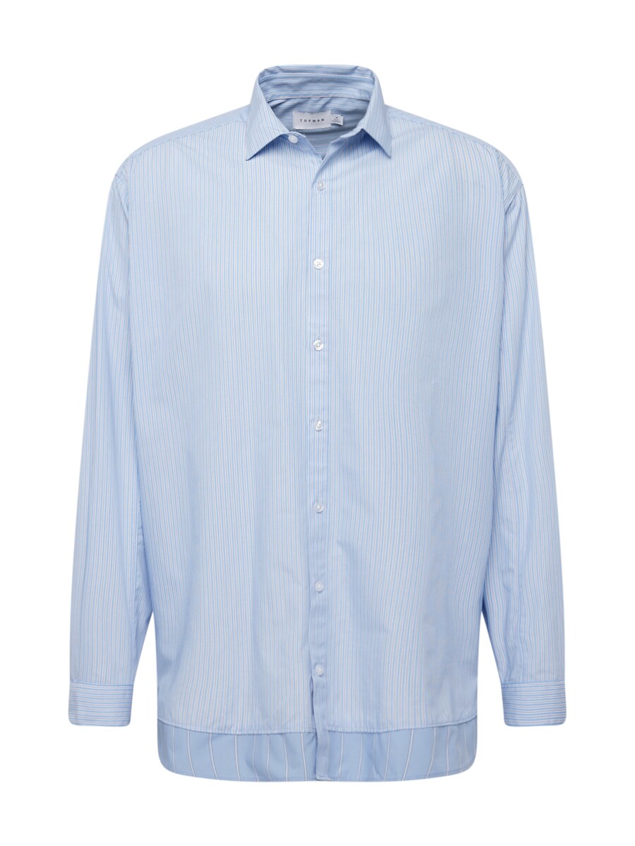 Рубашка на пуговицах Comfort fit TOPMAN, светло-синий
Рубашка на пуговицах Comfort fit TOPMAN, светло-синий