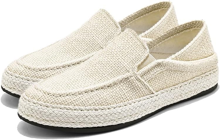 Мужские эспадрильи-слипоны из хлопка, модные дышащие, с ручной строчкой, льняные, для дома и улицы, с нескользящей подошвой, удобные, на плоской подошве, повседневные кроссовки, мокасины, обувь для прогулок и лодки Odipon, хаки
Мужские эспадрильи-слипоны из хлопка, модные дышащие, с ручной строчкой, льняные, для дома и улицы, с нескользящей подошвой, удобные, на плоской подошве, повседневные кроссовки, мокасины, обувь для прогулок и лодки Odipon, хаки