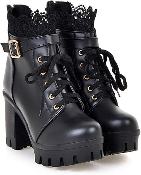 Женские платформенные боевые ботинки Hbeylia, модные кожаные ботильоны на шнуровке, массивная подошва, кожаные готические ботильоны с антискользящим эффектом, на высоком каблуке, короткие ботинки, черный
Женские платформенные боевые ботинки Hbeylia, модные кожаные ботильоны на шнуровке, массивная подошва, кожаные готические ботильоны с антискользящим эффектом, на высоком каблуке, короткие ботинки, черный