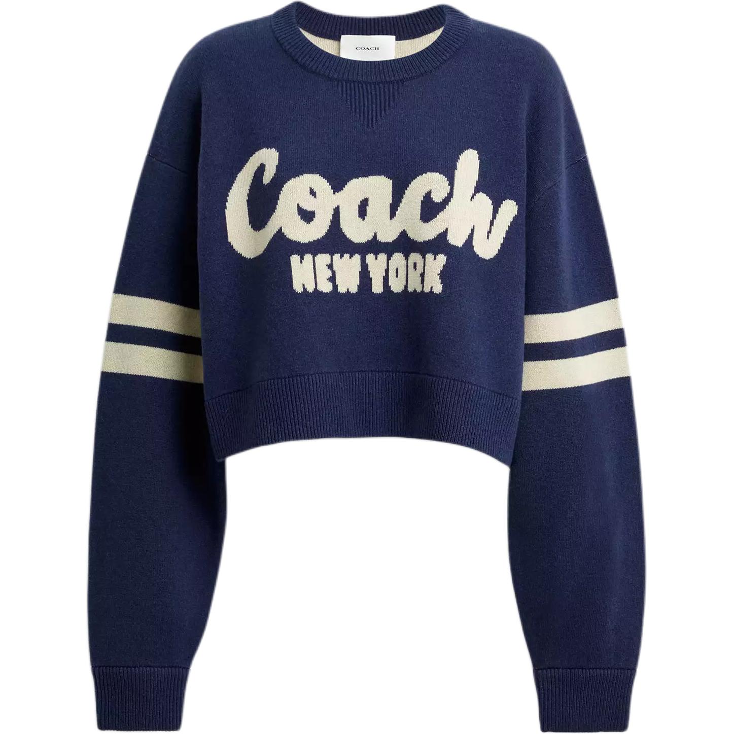 COACH Свитер женский морской синий
COACH Свитер женский морской синий