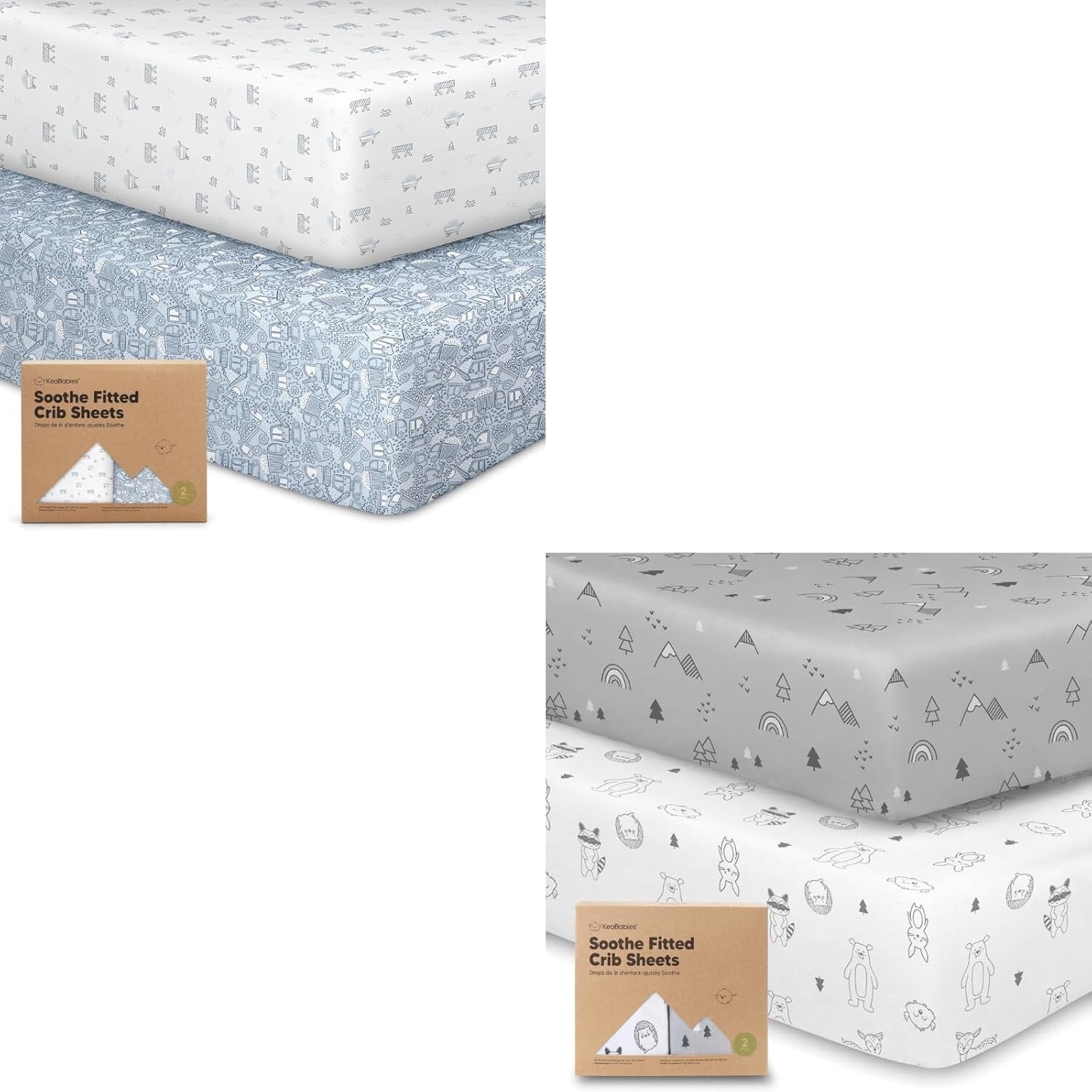 Kea 2-Pack органических простыней для кроватки для мальчиков и девочек - простыня для кроватки из джерси KeaBabies
Kea 2-Pack органических простыней для кроватки для мальчиков и девочек - простыня для кроватки из джерси KeaBabies