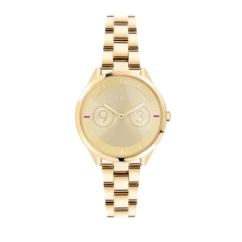 Женские часы Furla Metropolis с золотым циферблатом и корпусом из нержавеющей стали, золото
Женские часы Furla Metropolis с золотым циферблатом и корпусом из нержавеющей стали, золото