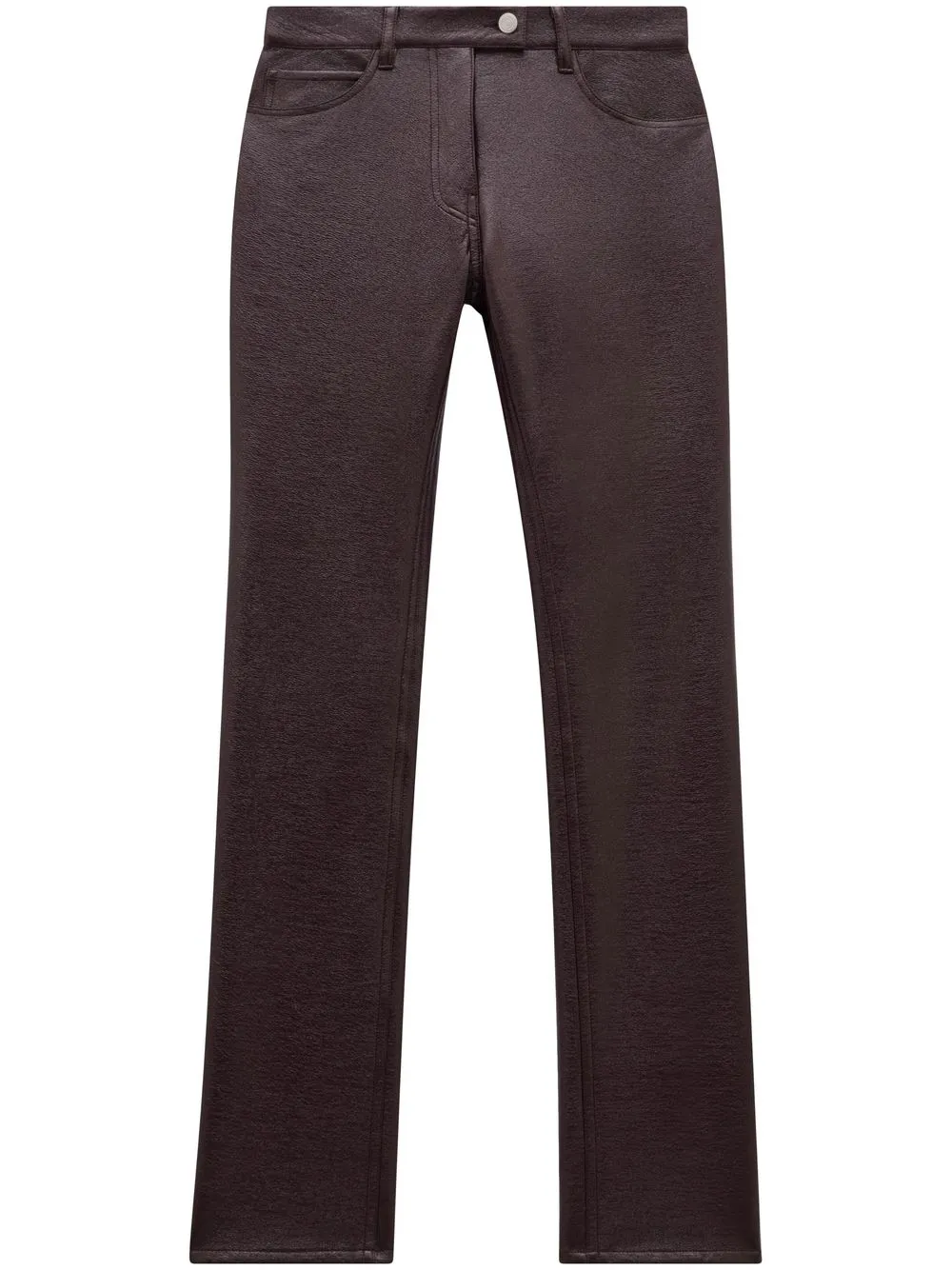 Узкие виниловые брюки Courrèges, красный
Узкие виниловые брюки Courrèges, красный