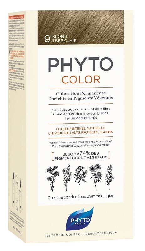 Краска для волос Phyto Color 9 Bardzo Jasny Blond, 1 шт
Краска для волос Phyto Color 9 Bardzo Jasny Blond, 1 шт