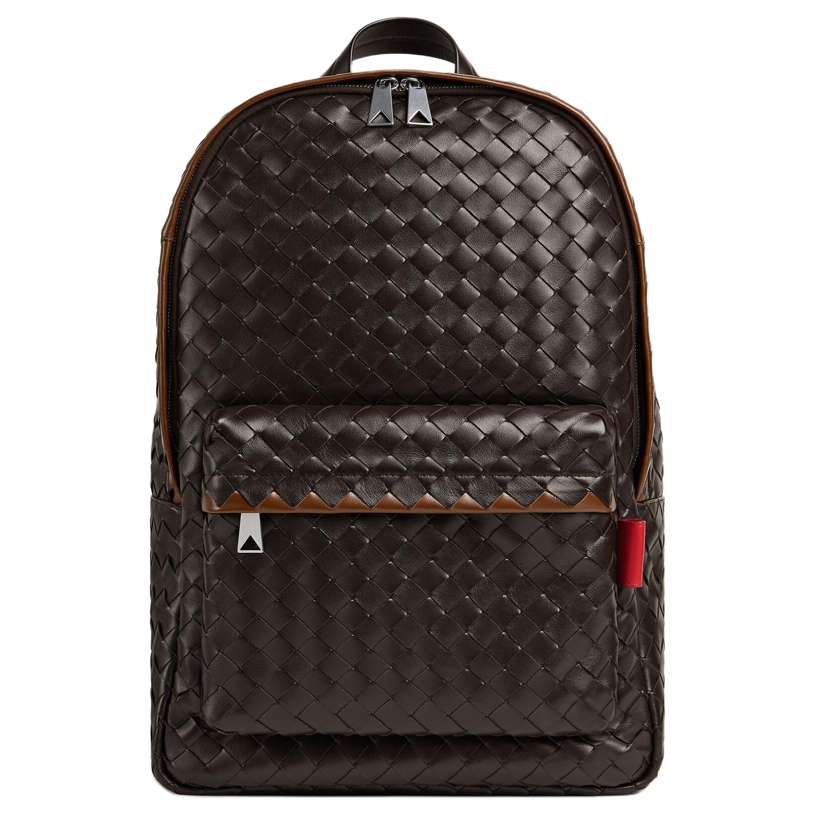 Bottega Veneta Рюкзак Intrecciato из коровьей кожи Regular Unisex цвета шоколадно-коричневого с оттенком лесного ореха и Scarlet
Bottega Veneta Рюкзак Intrecciato из коровьей кожи Regular Unisex цвета шоколадно-коричневого с оттенком лесного ореха и Scarlet