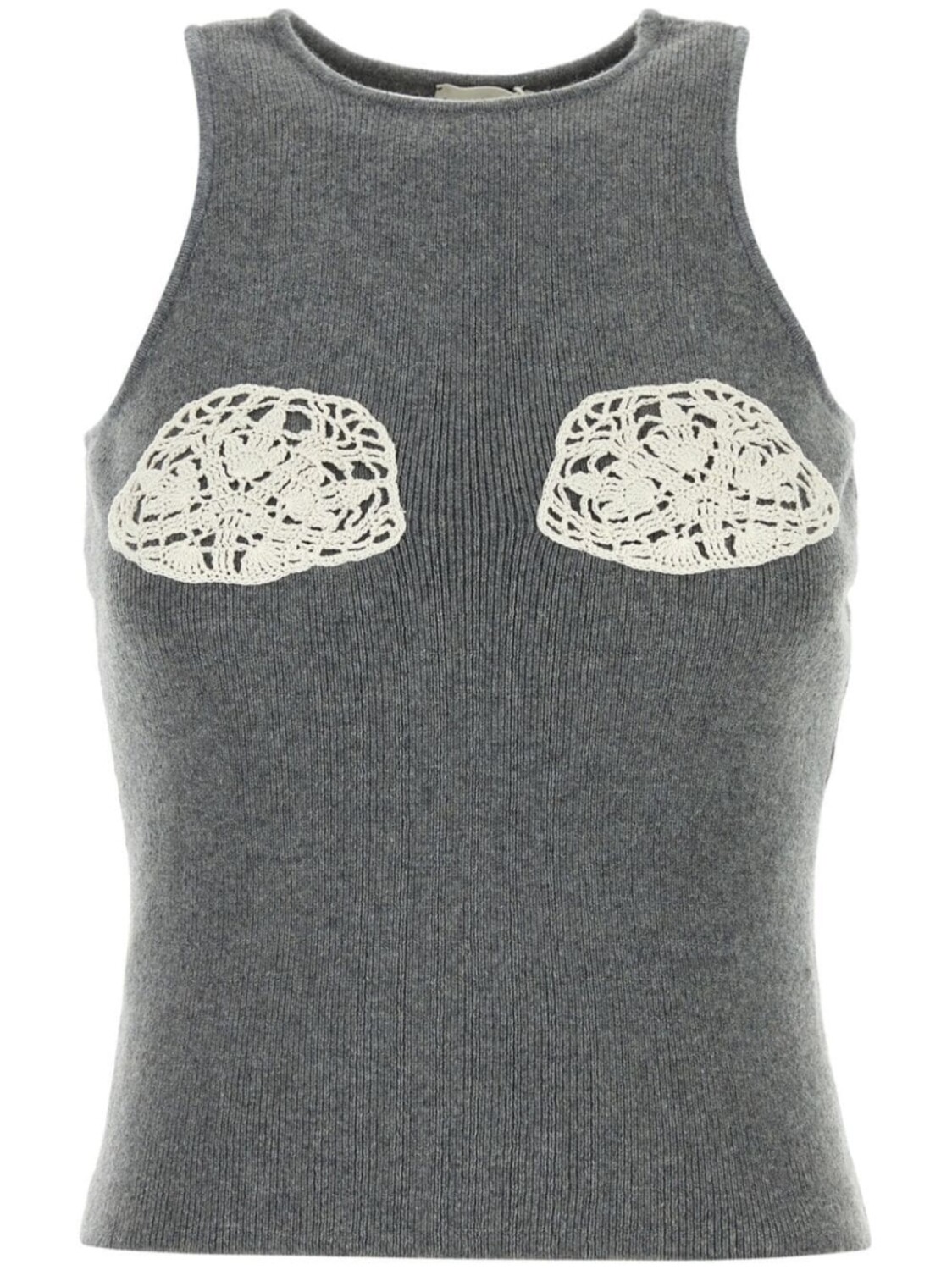 Вязаный крючком топ Magda Butrym, серый
Вязаный крючком топ Magda Butrym, серый