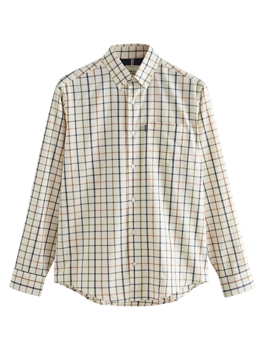 Рубашка обычного кроя на пуговицах Next, экрю
Рубашка обычного кроя на пуговицах Next, экрю