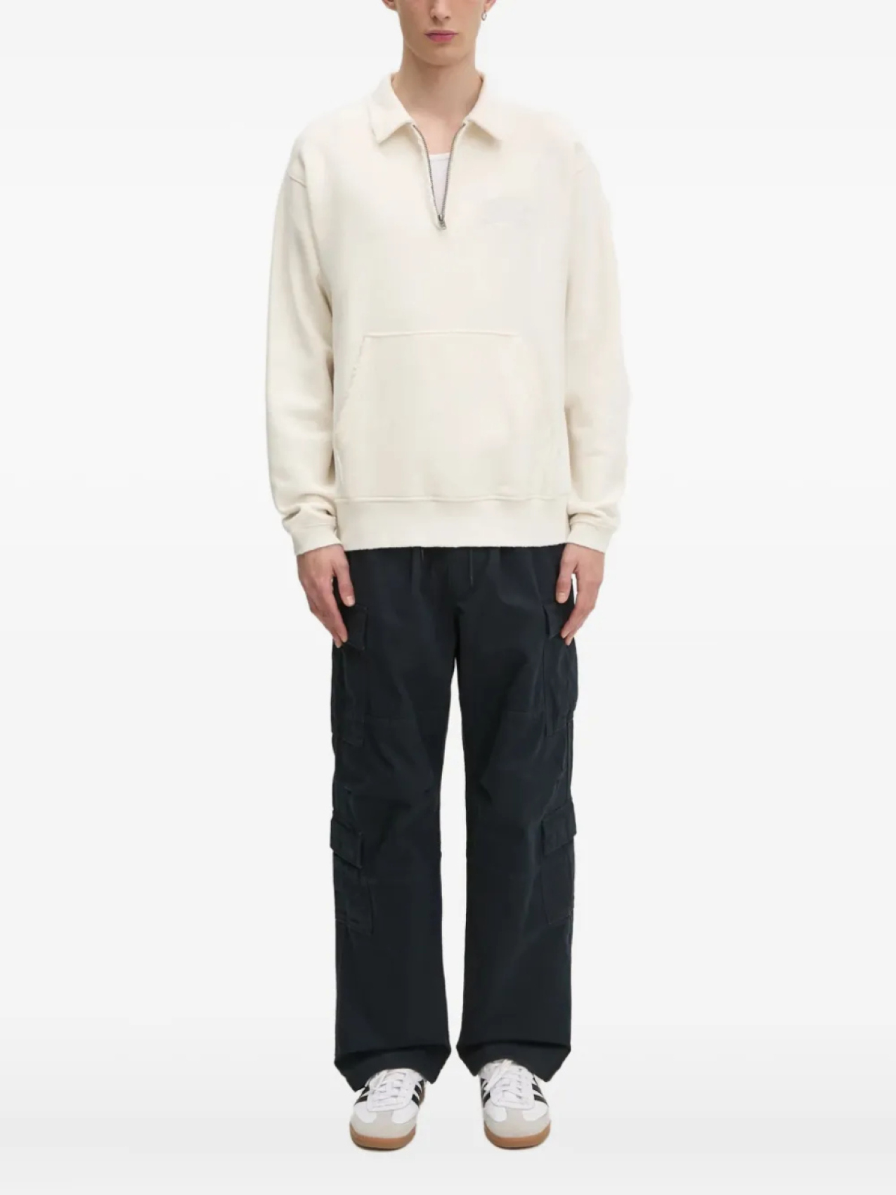 Толстовка с полумолнией и карманом-кенгуру «This Is Never That», белый
Толстовка с полумолнией и карманом-кенгуру «This Is Never That», белый