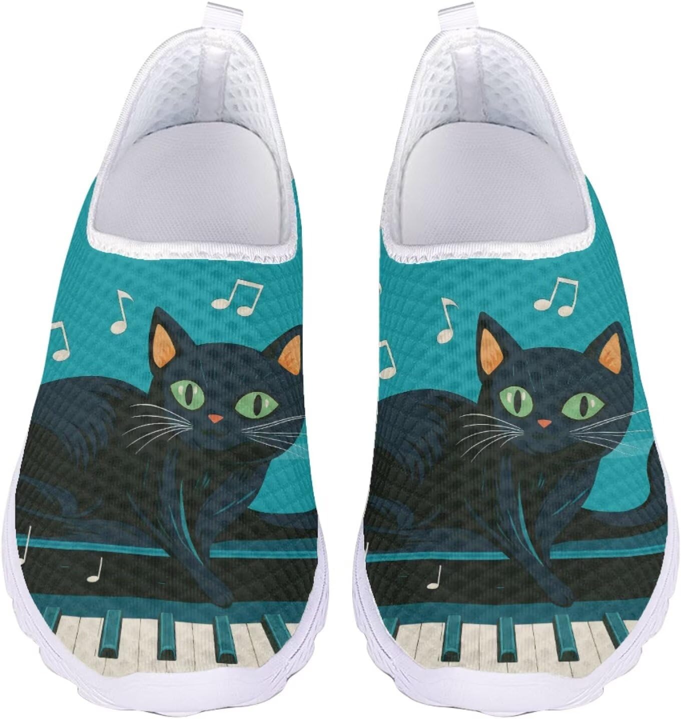 Кроссовки Jeiento Cat Sheos для женщин и мужчин, слипоны, сетчатые, легкие, спортивная обувь, плоская подошва, широкий носок, обувь для ходьбы, черный
Кроссовки Jeiento Cat Sheos для женщин и мужчин, слипоны, сетчатые, легкие, спортивная обувь, плоская подошва, широкий носок, обувь для ходьбы, черный
