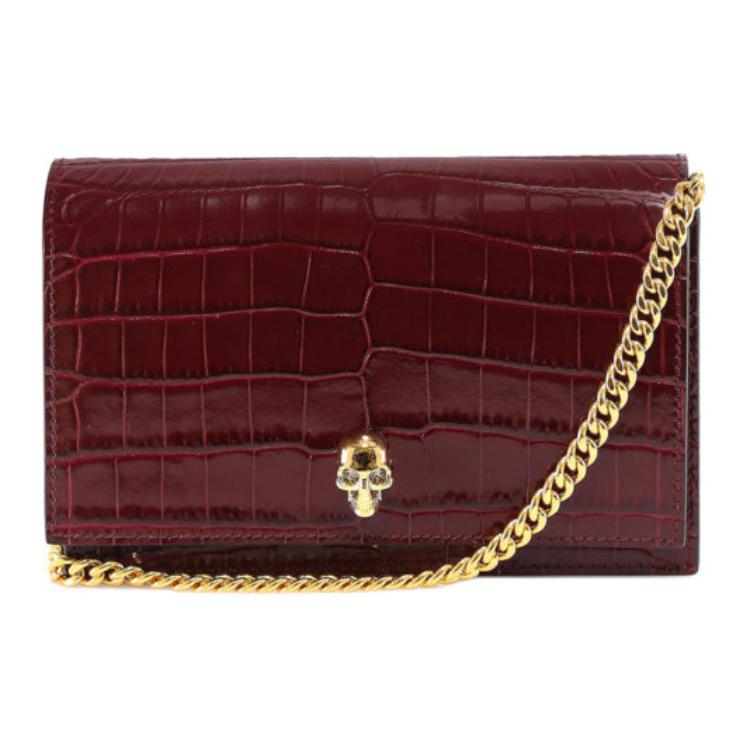 Alexander McQueen Кожаная сумка через плечо с цепью
Alexander McQueen Кожаная сумка через плечо с цепью