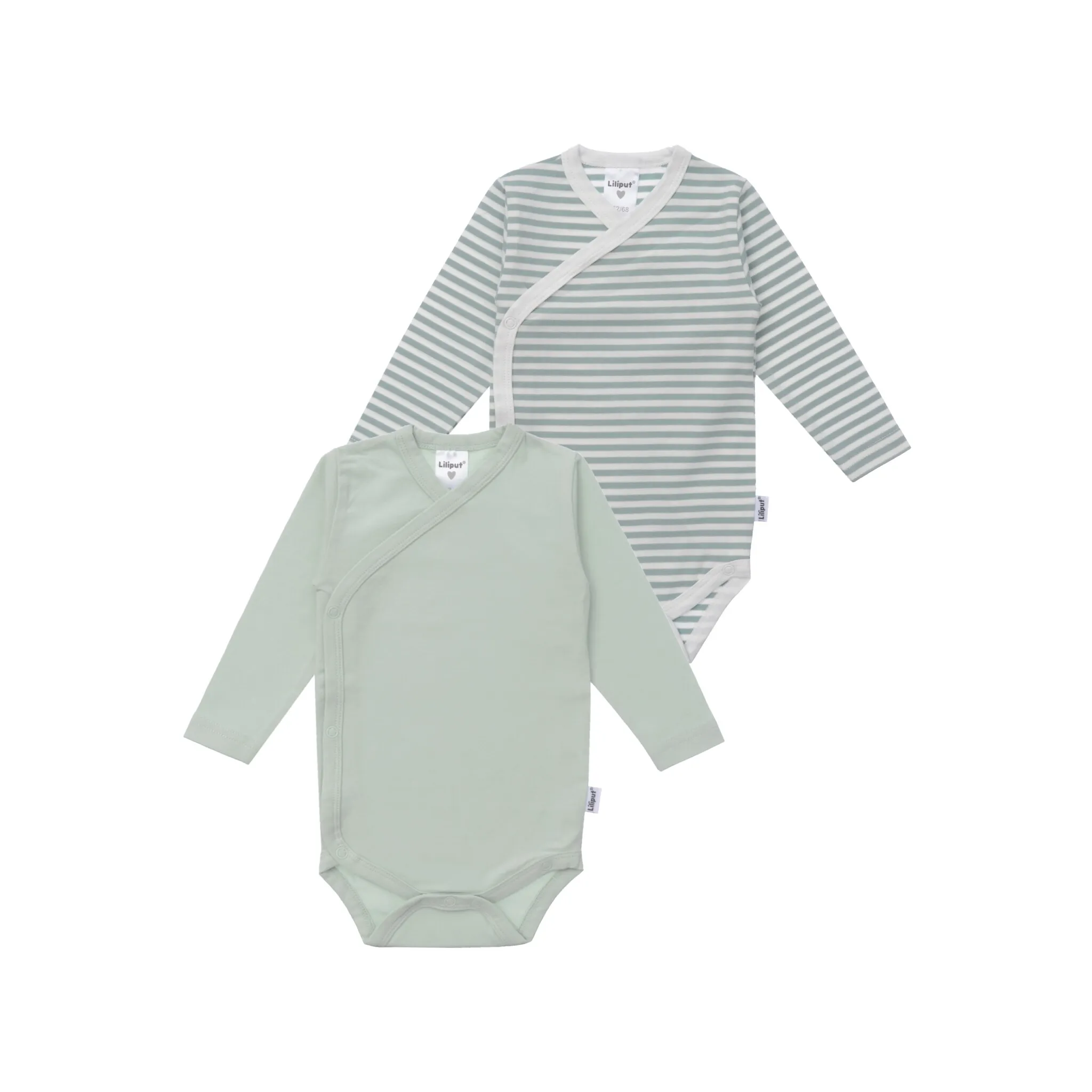 Боди Liliput с запахом, 2 шт., с практичными кнопками, светло-зеленый
Боди Liliput с запахом, 2 шт., с практичными кнопками, светло-зеленый