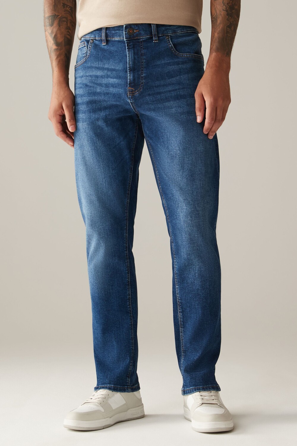 Классические эластичные джинсы Next, синий
Классические эластичные джинсы Next, синий