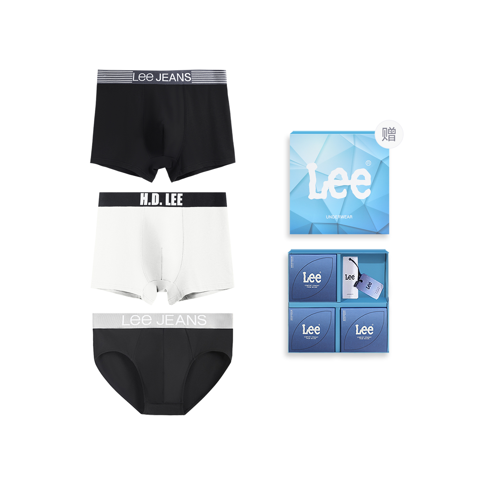 Lee Подарочный набор мужского белья Xline, 3 штуки
Lee Подарочный набор мужского белья Xline, 3 штуки