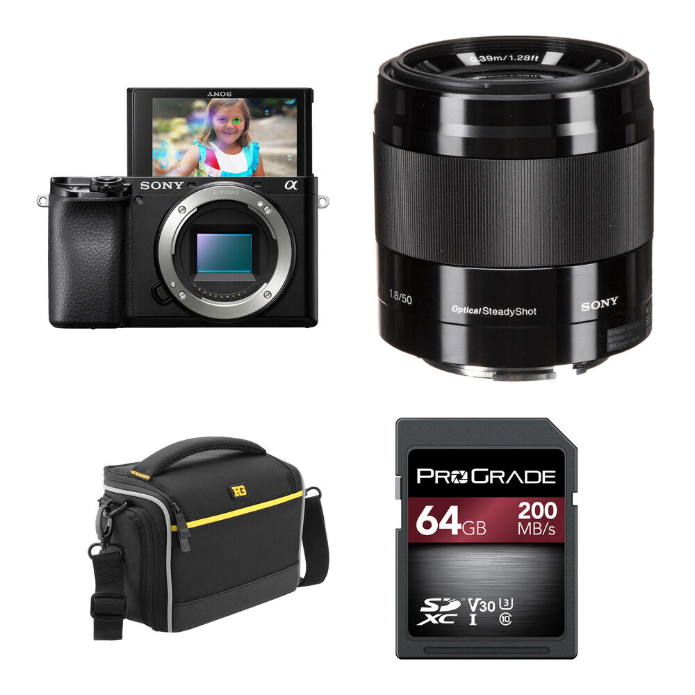 Беззеркальная камера Sony a6100 Mirrorless Camera with 50mm f/1.8 Lens and Basic, Черный, Беззеркальная камера Sony a6100 Mirrorless Camera with 50mm f/1.8 Lens and Basic
Беззеркальная камера Sony a6100 Mirrorless Camera with 50mm f/1.8 Lens and Basic, Черный, Беззеркальная камера Sony a6100 Mirrorless Camera with 50mm f/1.8 Lens and Basic