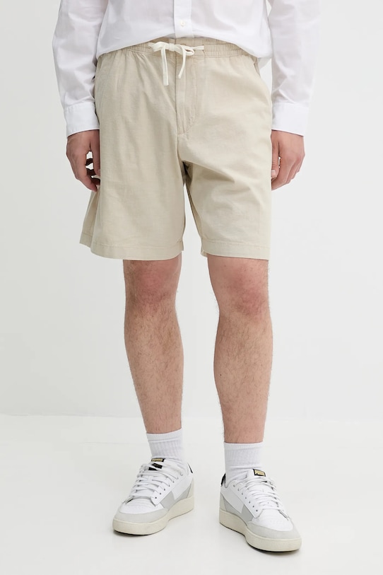 Хлопковые шорты Timberland, бежевый 
Хлопковые шорты Timberland, бежевый