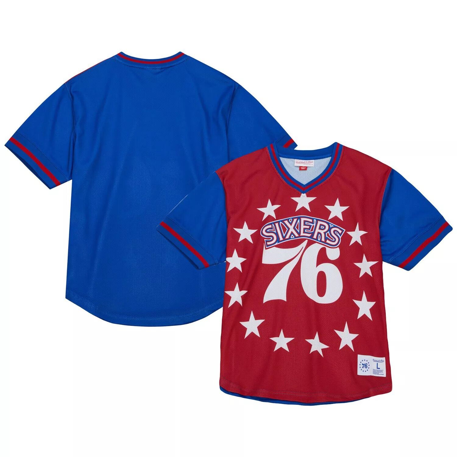 Мужская футболка Mitchell & Ness Red Philadelphia 76ers Jumbotron 3.0 Mesh с v-образным вырезом
Мужская футболка Mitchell & Ness Red Philadelphia 76ers Jumbotron 3.0 Mesh с v-образным вырезом