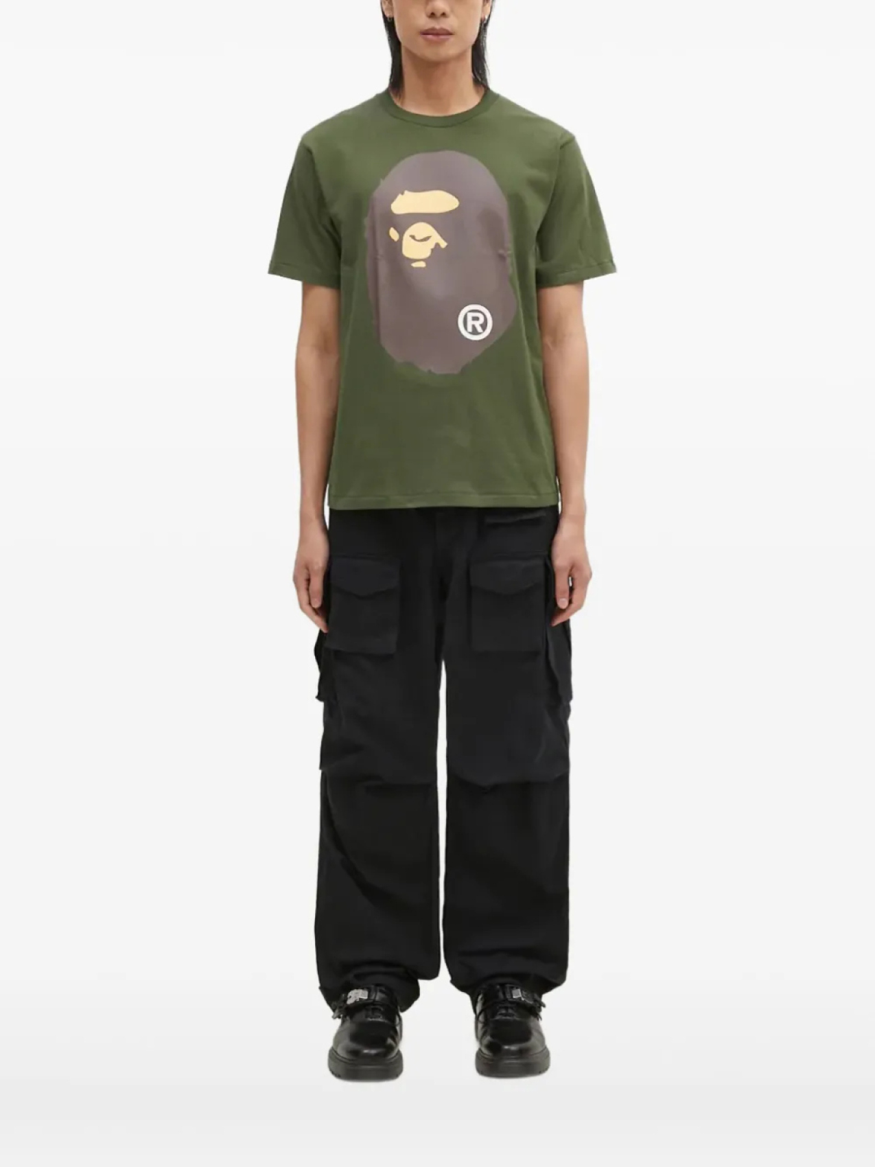 Футболка с изображением головы обезьяны BATHING APE A Bathing Ape, зеленый
Футболка с изображением головы обезьяны BATHING APE A Bathing Ape, зеленый