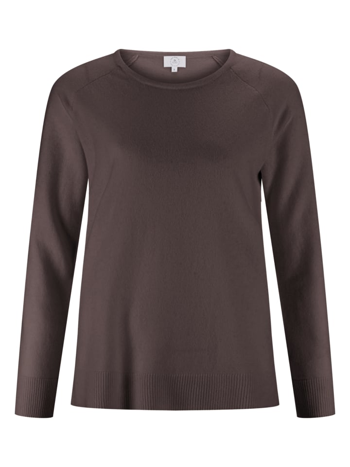 Свитер с круглым вырезом и разрезами по бокам в цвете серо-коричневый меланж CASH-MERE.CH
Свитер с круглым вырезом и разрезами по бокам в цвете серо-коричневый меланж CASH-MERE.CH