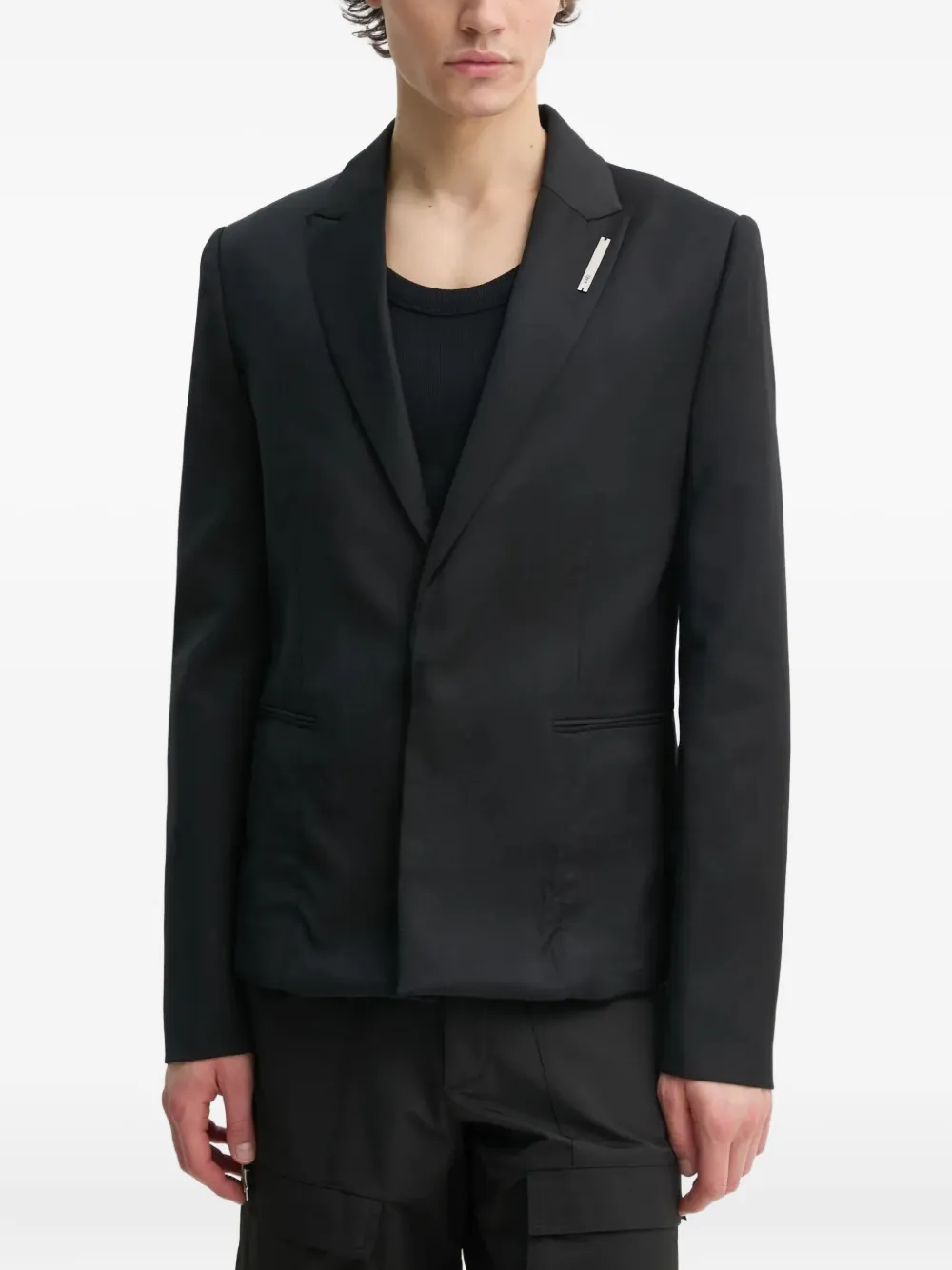 Блейзер с логотипом HELIOT EMIL, черный
Блейзер с логотипом HELIOT EMIL, черный