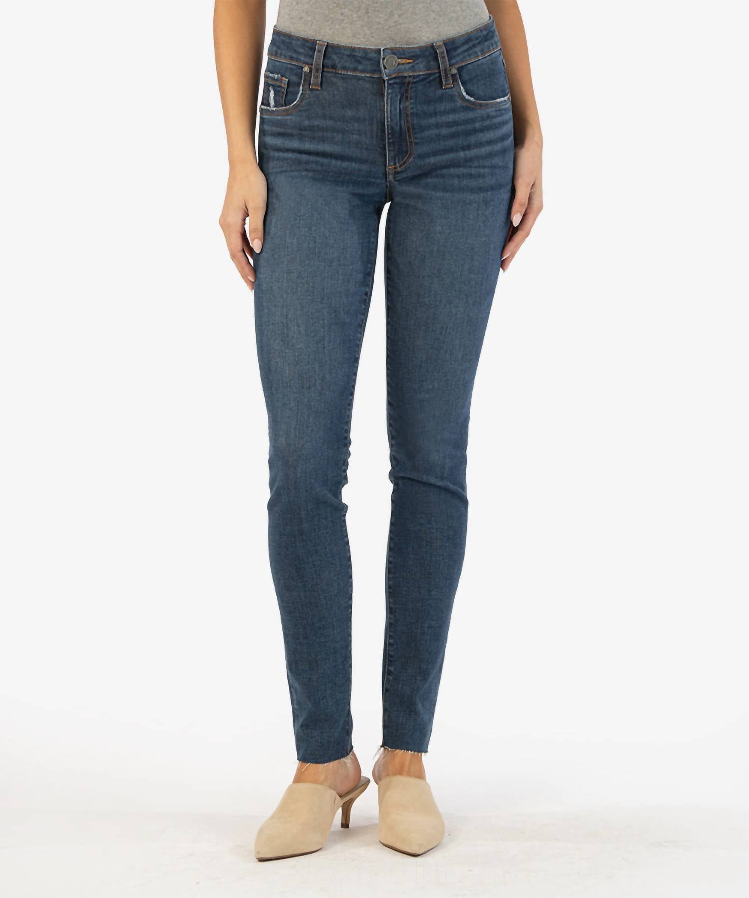 Джинсы Mia Mid Rise Slim Fit Skinny с индивидуальной стиркой KUT FROM THE KLOTH, цвет custom wash
Джинсы Mia Mid Rise Slim Fit Skinny с индивидуальной стиркой KUT FROM THE KLOTH, цвет custom wash