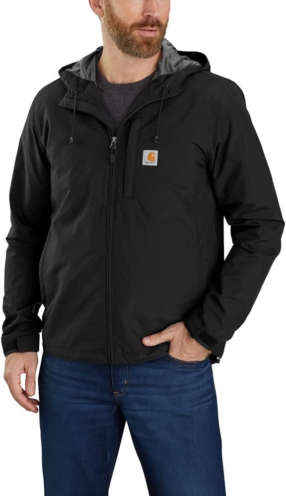 Куртка Carhartt мужская Rain Defender Relaxed Fit, легкая, Black
Куртка Carhartt мужская Rain Defender Relaxed Fit, легкая, Black